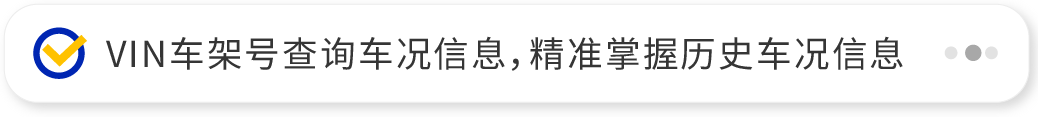 VIN车架号查询车况信息，精准掌握历史车况信息